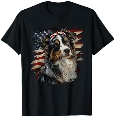 Amazon.com: Australian Shepherd Shirt - Vintage Retro Aussie Dog T